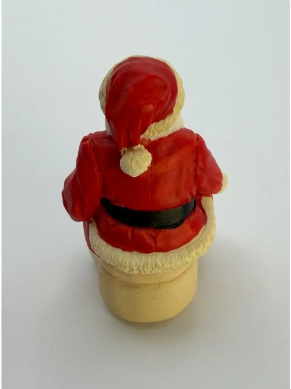 Vintage Santa Claus Christmas Figurine Naughty Nice List Scroll 90s Holiday